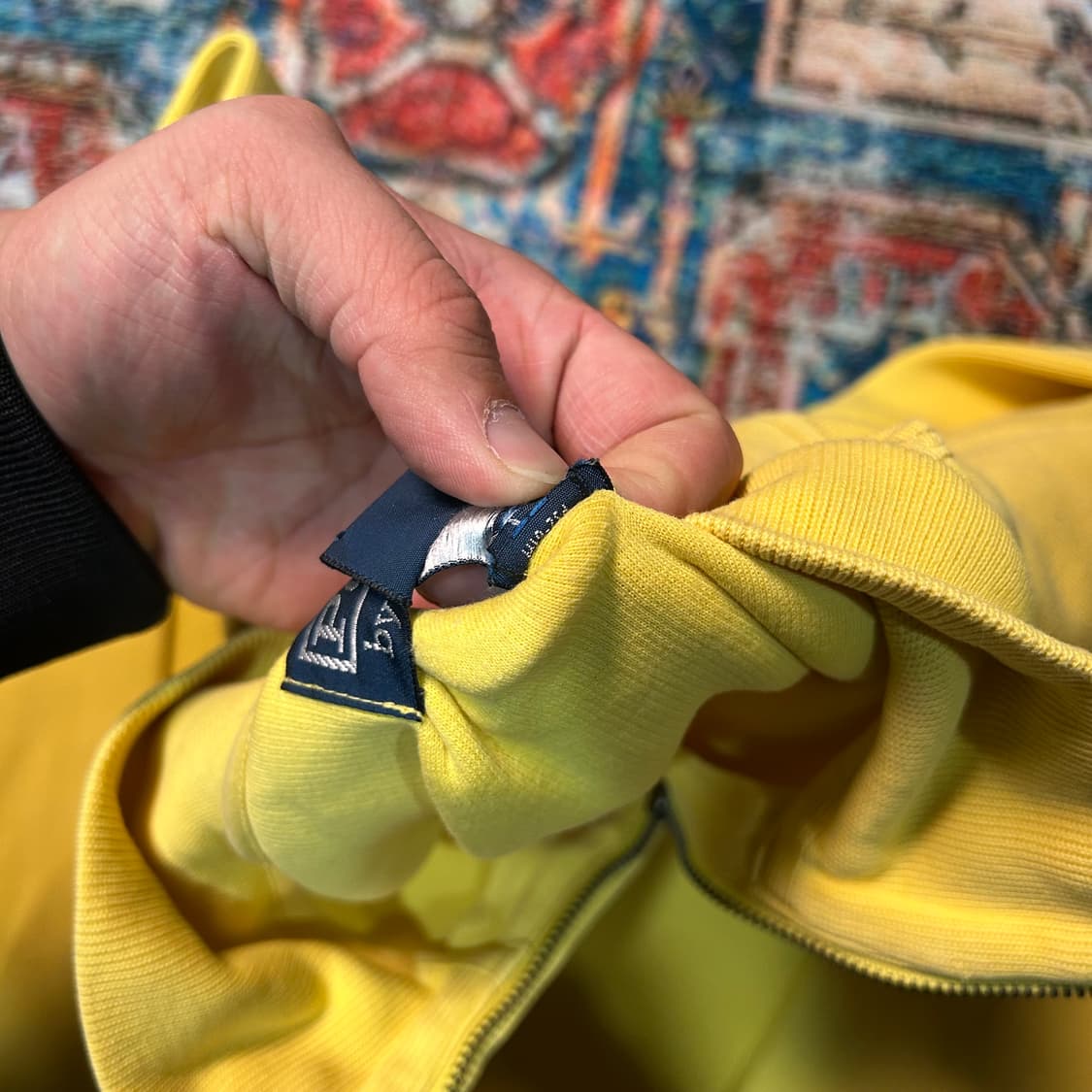 [XL] 폴로 랄프로렌 스몰포니 코튼 니트 하프집업 옐로우 상품이미지6