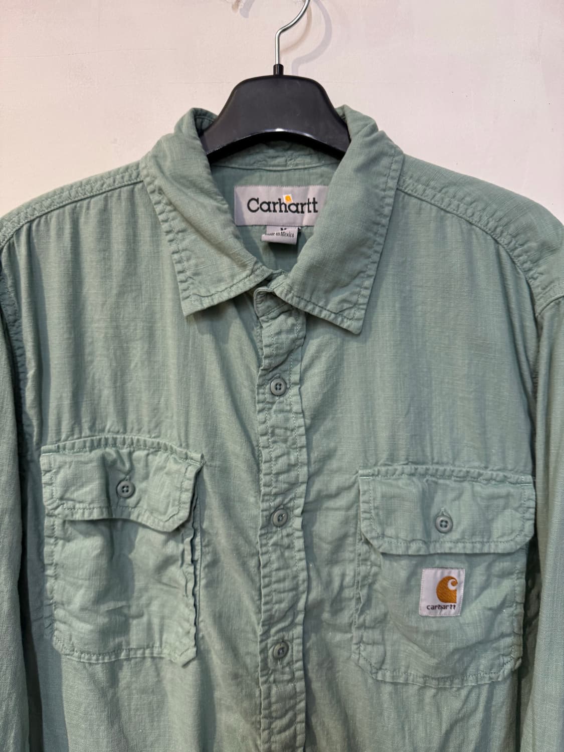 칼하트 그린 긴팔셔츠 상품이미지2