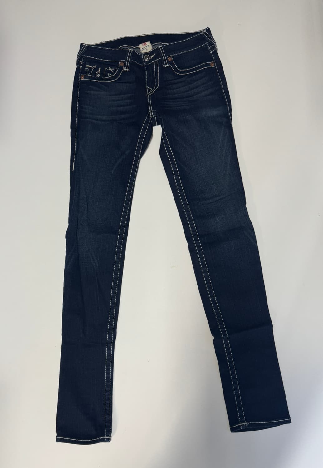 정품!! 여성 트루릴리전 스티치 스키니 데님팬츠 31인치 상품이미지2