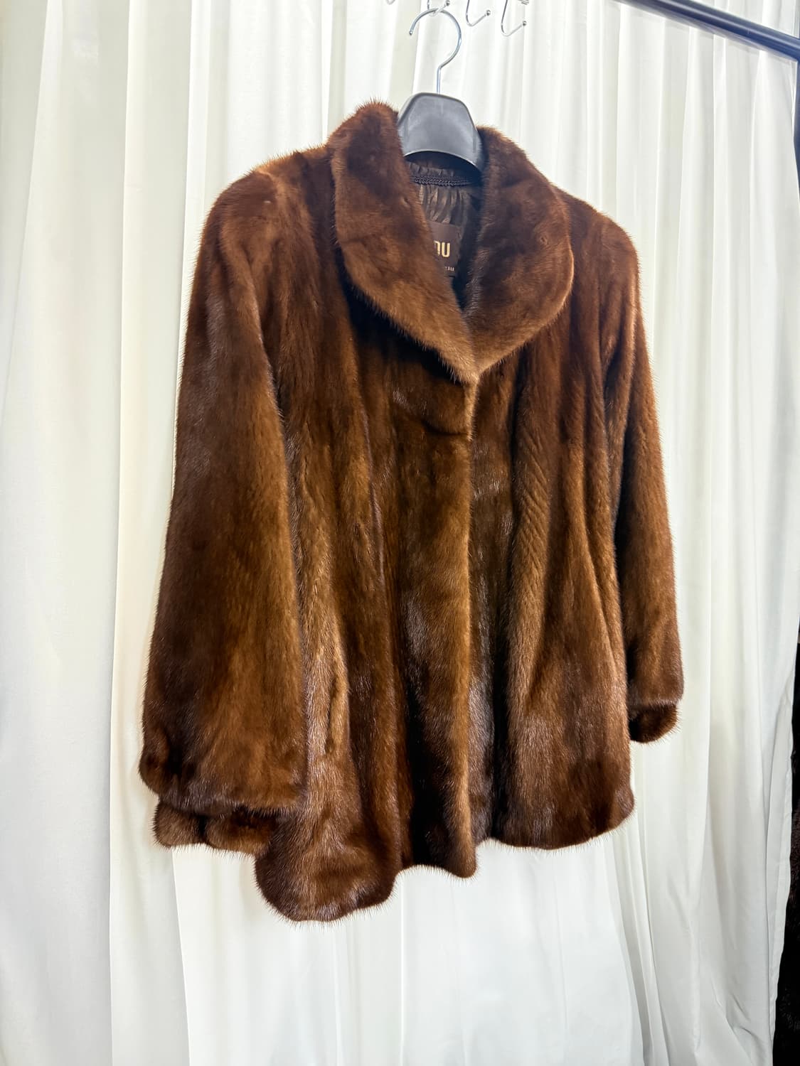 SAGA mink coat (brown) 상품이미지1