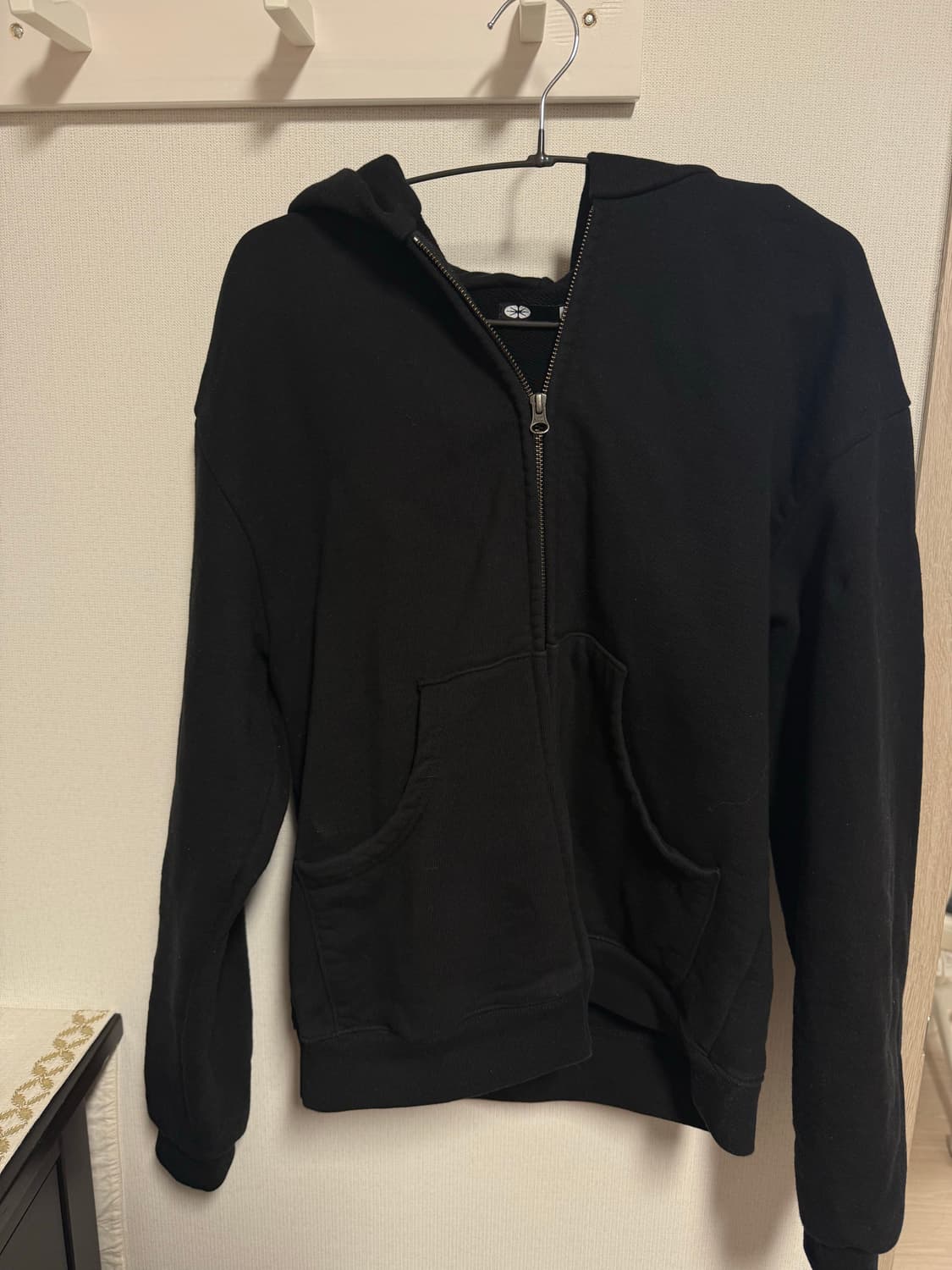 니들 ertr 후드집업 블랙 M  상품이미지4