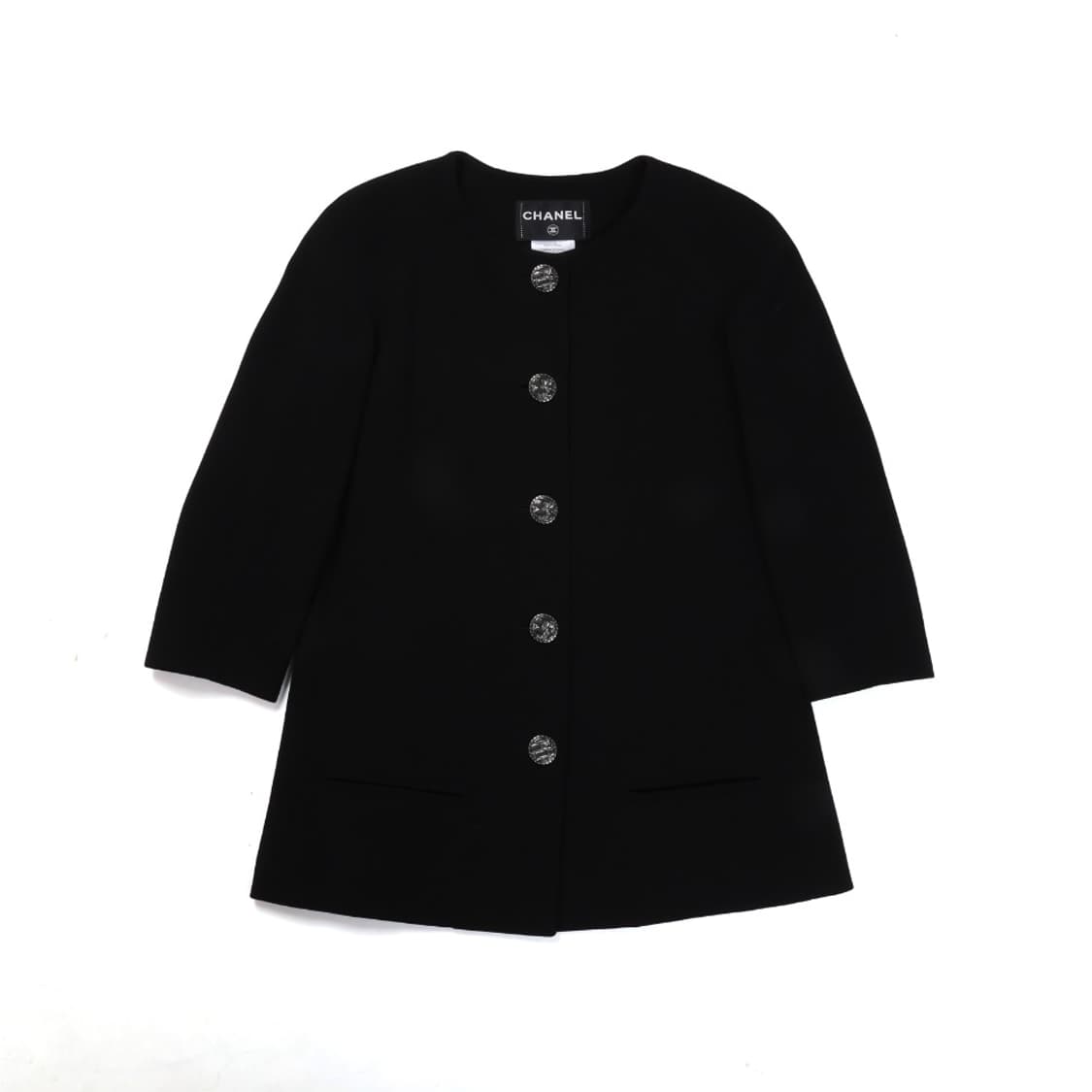  Chanel Silk Collarless Evening Jacket  상품이미지1