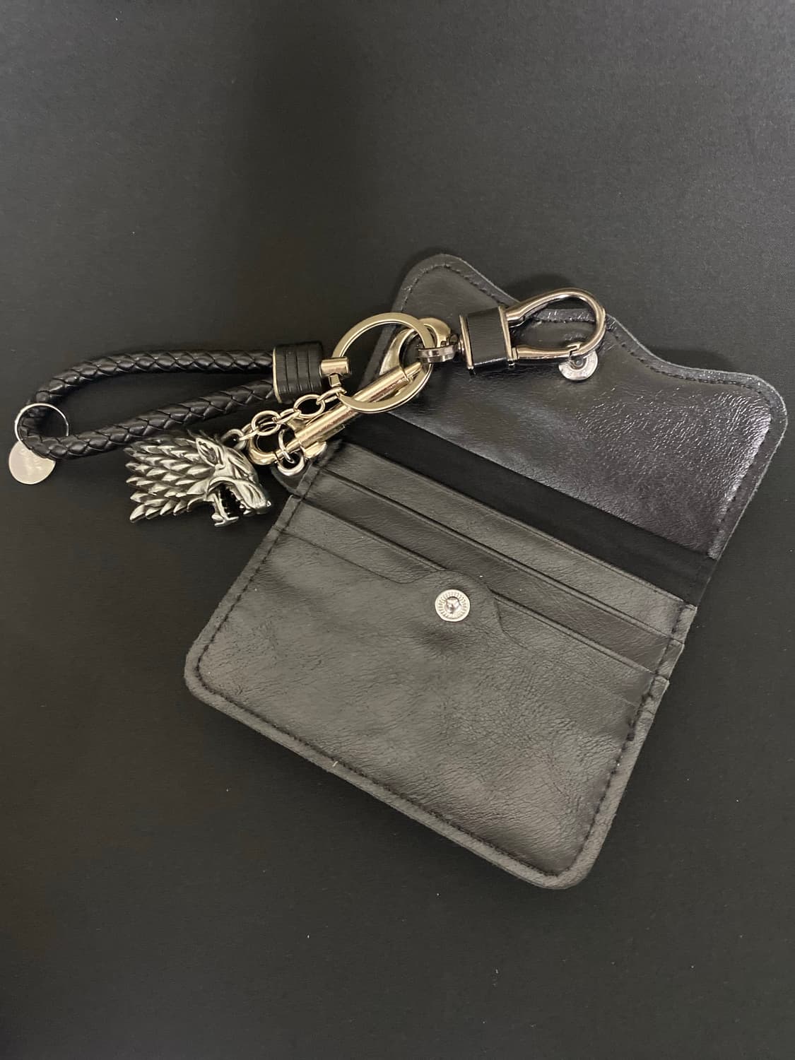 블랙 카드지갑 키링 상품이미지2