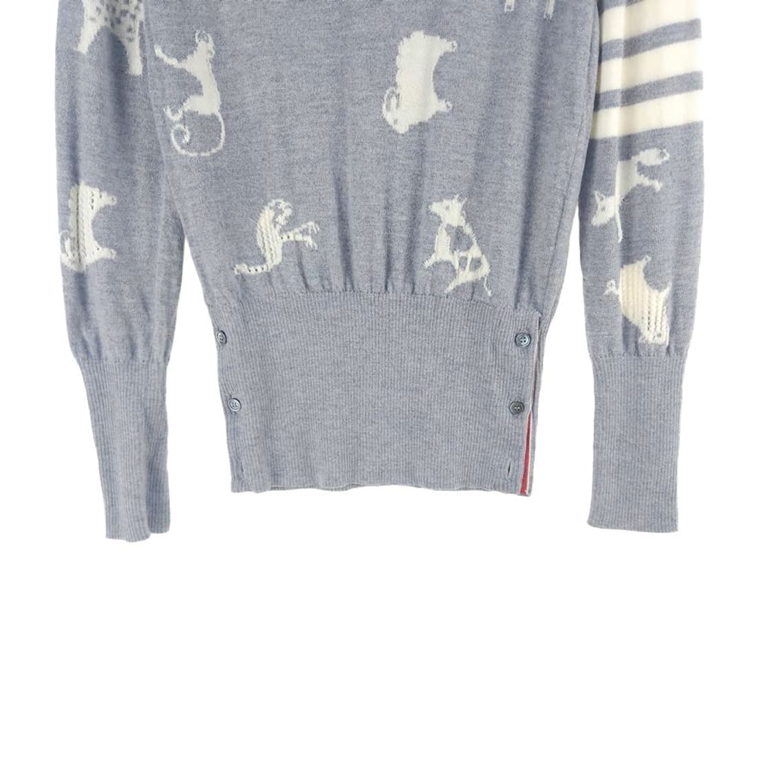 [여42]톰브라운 애니멀 패턴 니트[Y61-316] 상품이미지3