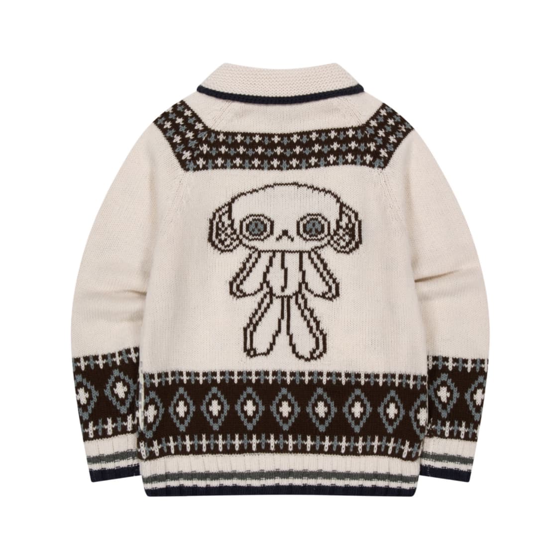 코이세이오 모시 코위찬 니트 자켓 아이보리 재킷 가디건 상품이미지2