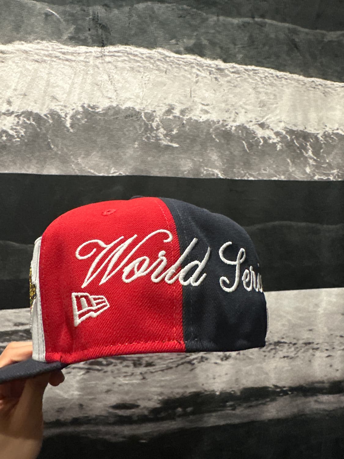 뉴에라 MLB 뉴욕 양키스 스크립트 스플릿 패널 피티드캡 714 상품이미지4