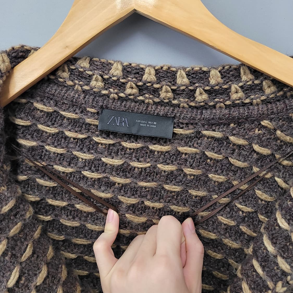 Zara 자라 오버사이즈 니트 자켓 상품이미지4