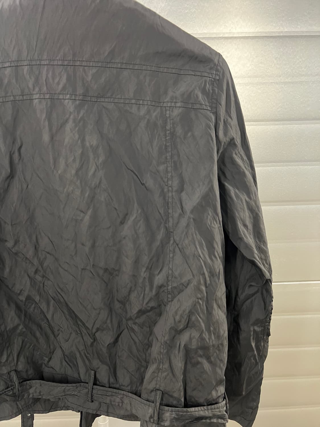 E.Z by Zegna 제냐 블랙 라이더 자켓 상품이미지7