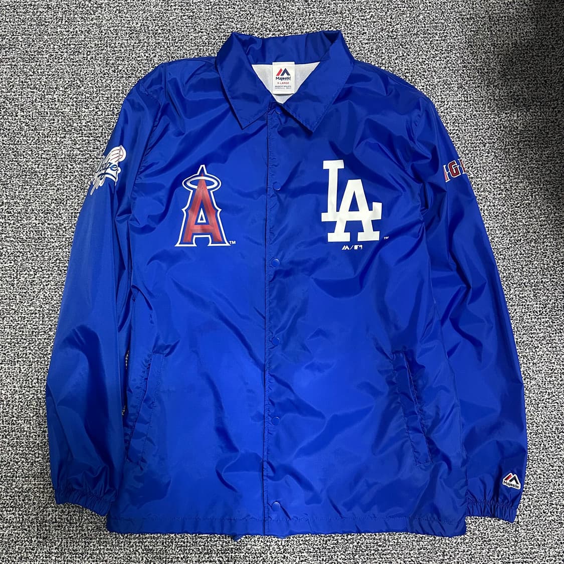 (XL) 마제스틱 MLB 코치 자켓 바람막이 상품이미지1