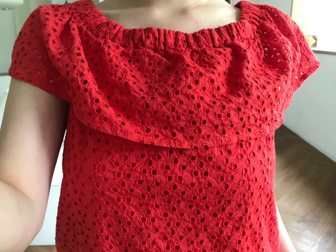 vintage eyelet top 상품이미지3