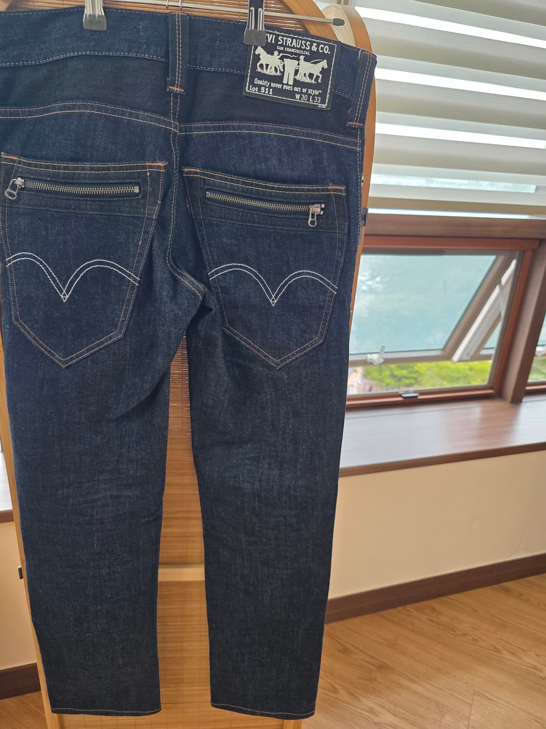 Levi’s 511 SLIM 진청 지퍼 디테일
 상품이미지2