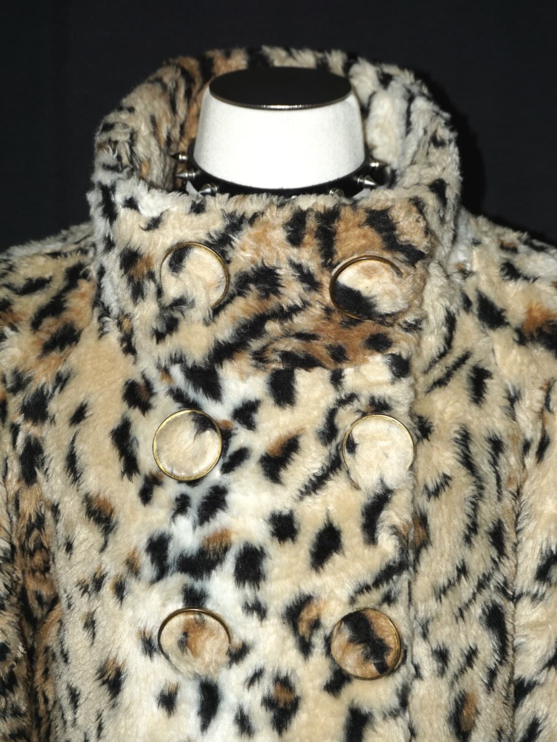 (ank rouge) leopard gyaru fur jacket  상품이미지5