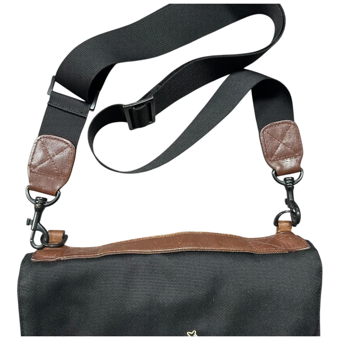 ✨ (바배) 캉골 가죽 패브릭 크로스백  상품이미지5