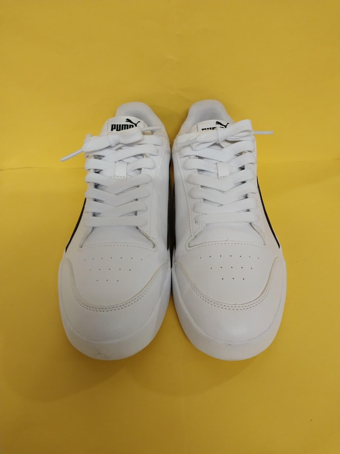 남성 푸마 셔플 화이트블랙 운동화 (280) 상품이미지2