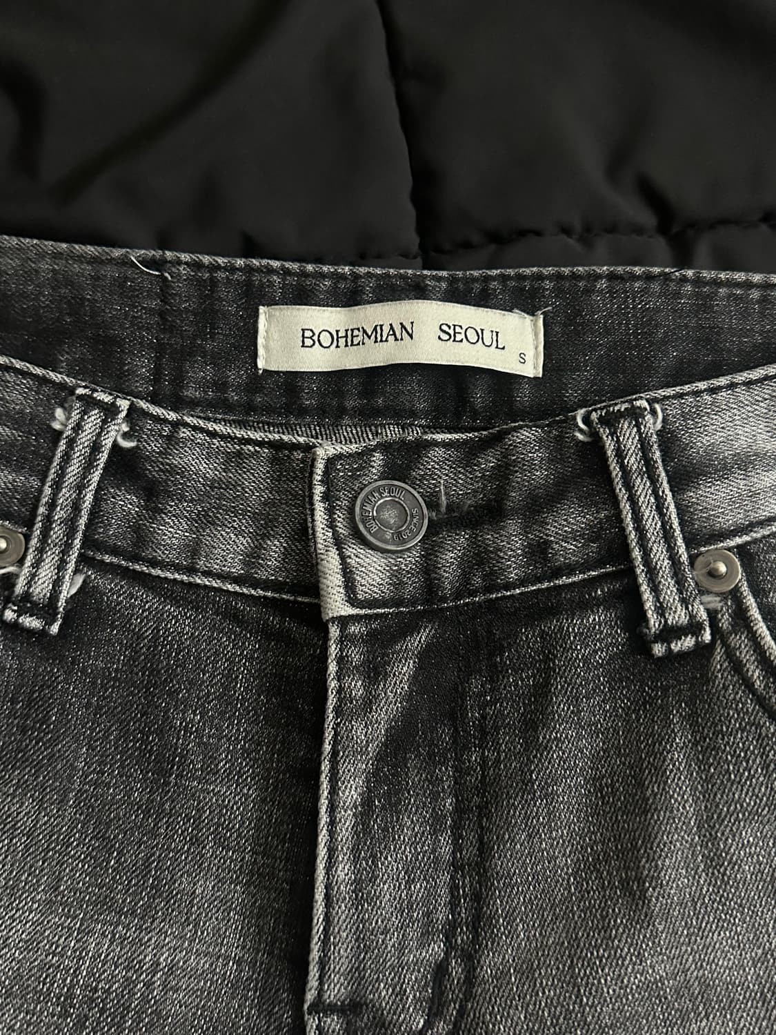 보헤미안서울 부츠컷 데님 팬츠  상품이미지6