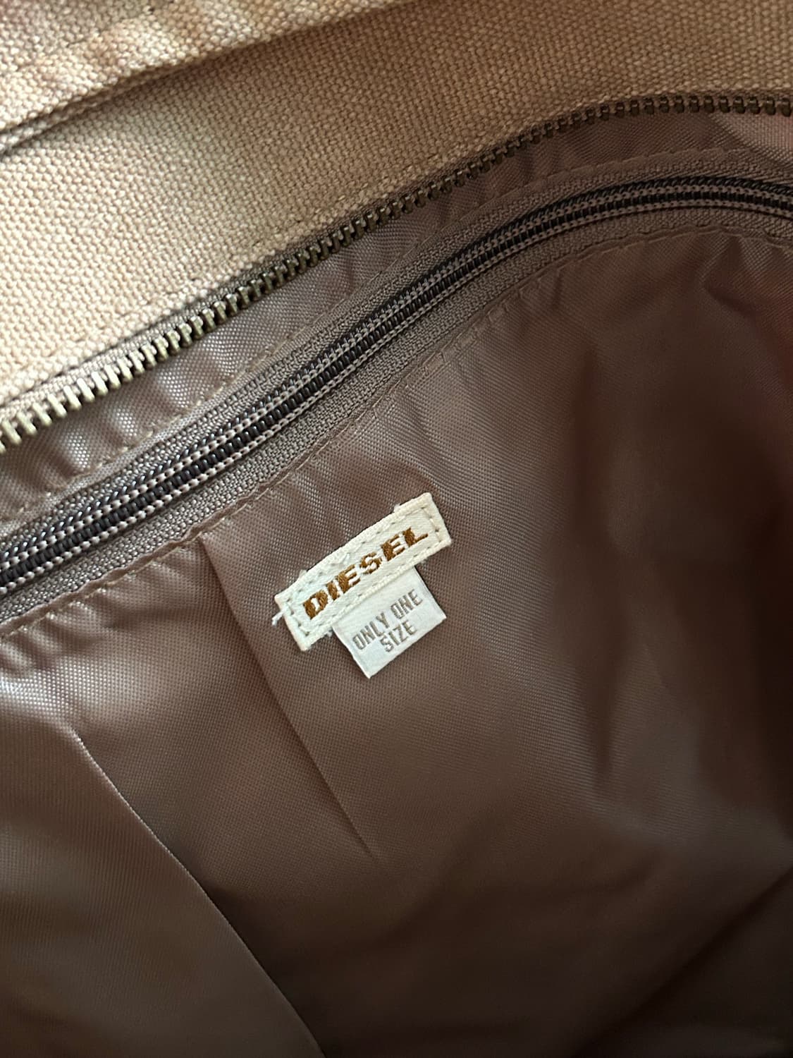 디젤 y2k 밀리터리 캔버스 투웨이 메신저백 상품이미지5