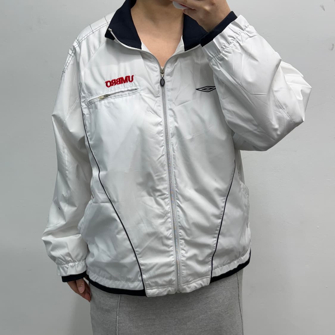 [L] 엄브로 올드스쿨 바람막이 상품이미지1