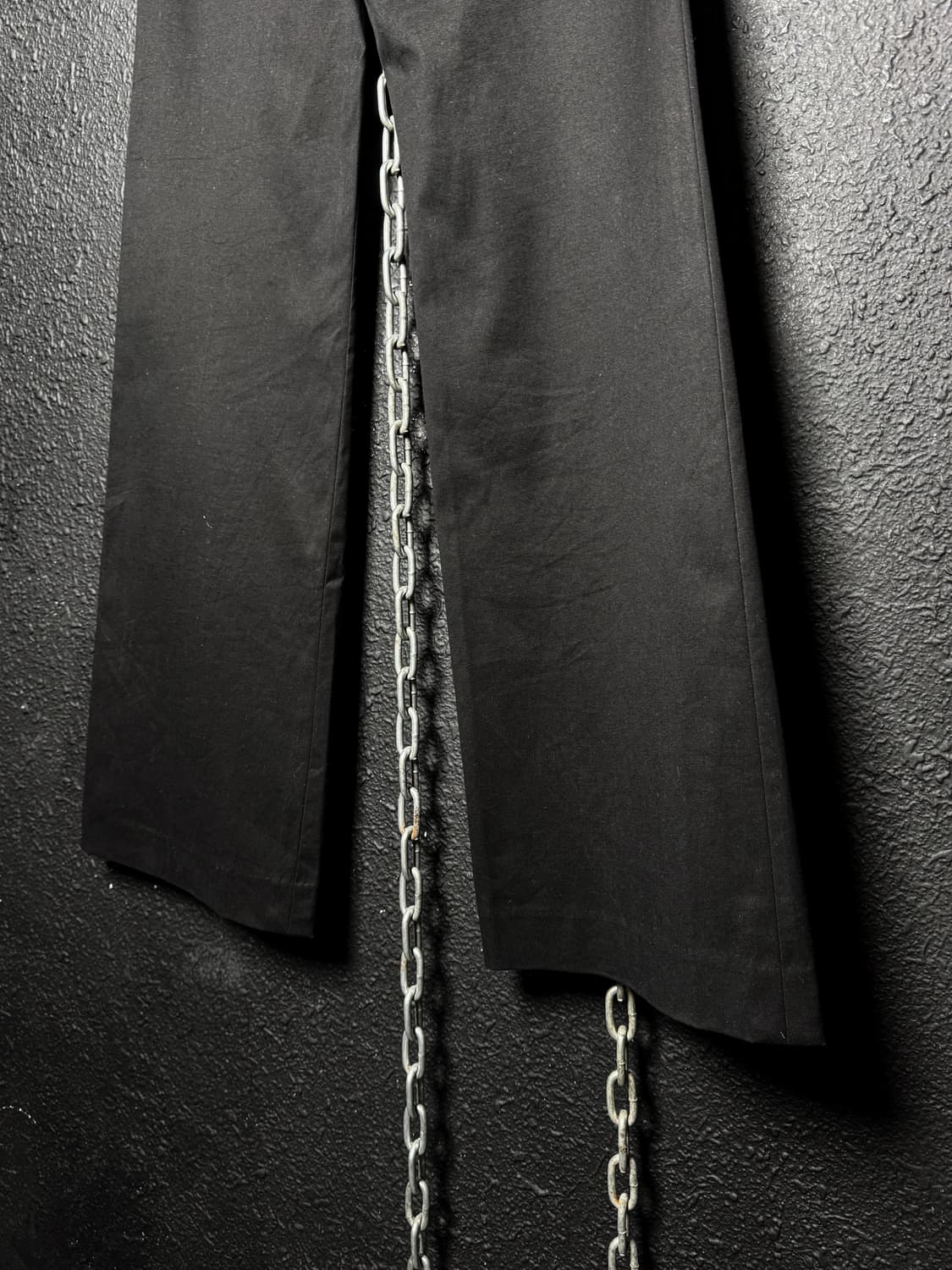 Black Wide Flare Slacks 상품이미지10