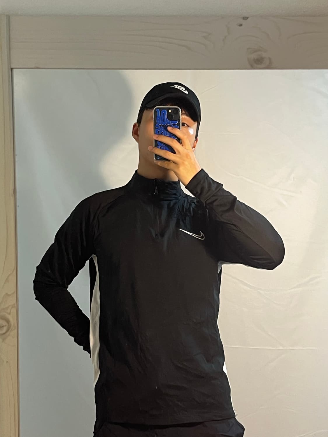 나이키 DRI -FIT 반집업 긴팔티 상품이미지2