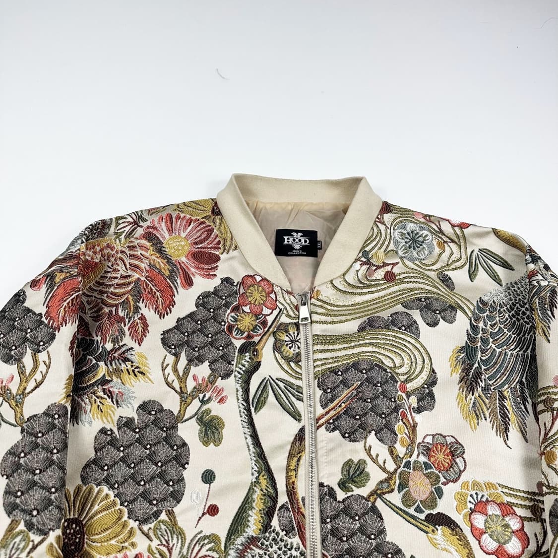 VTG 빈티지 아이보리 자수 스카잔 자켓 (XXL) 상품이미지1