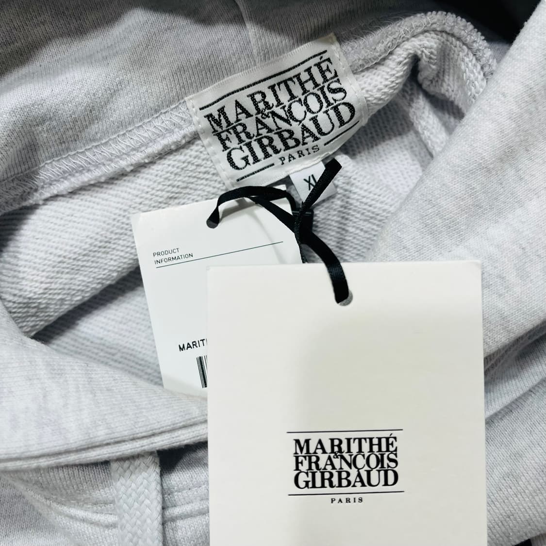 마리떼 프랑소와 저버 클래식 멜란지 그레이 후디 상품이미지4