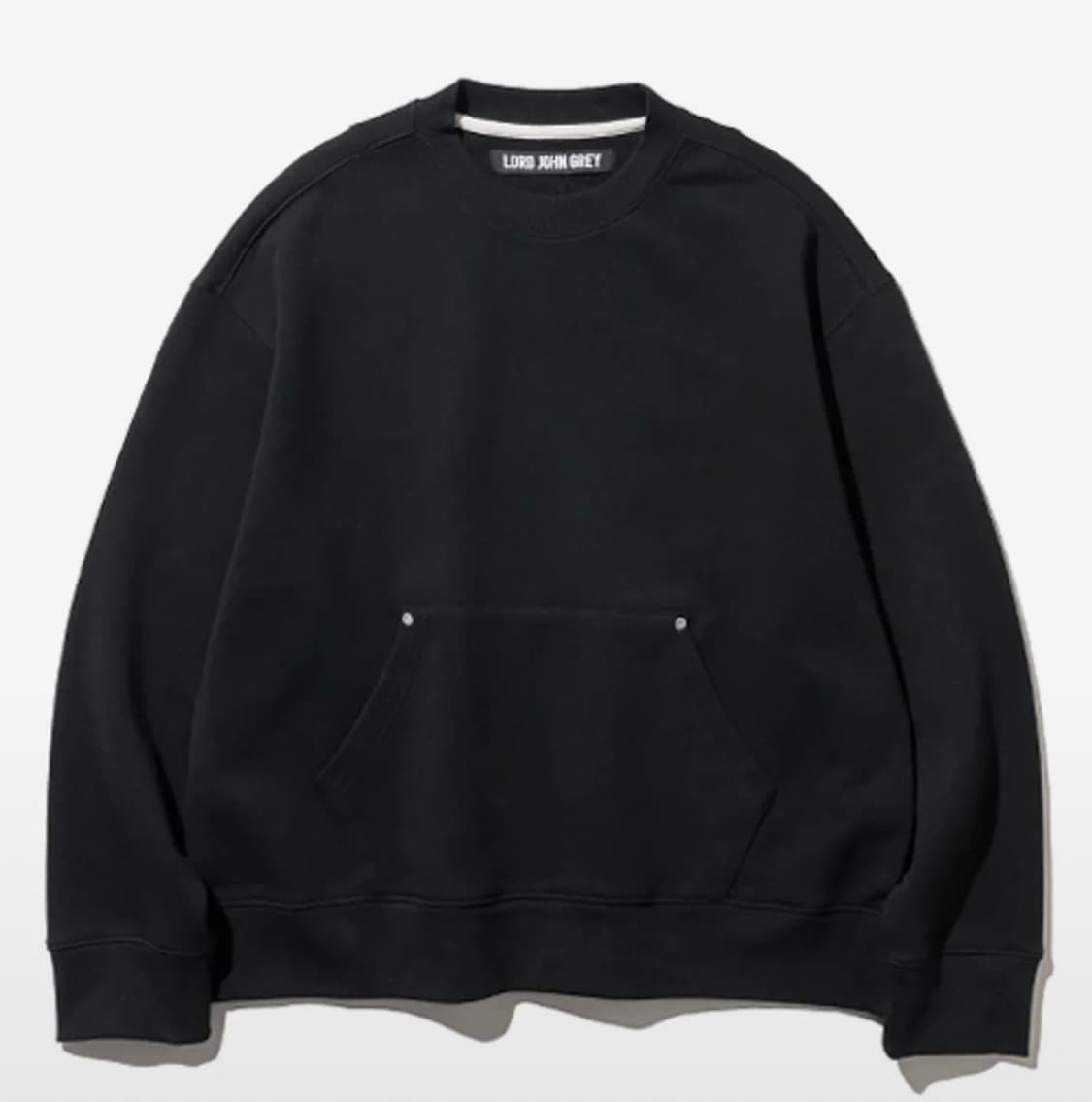 pocket crop sweatshirts black 상품이미지1
