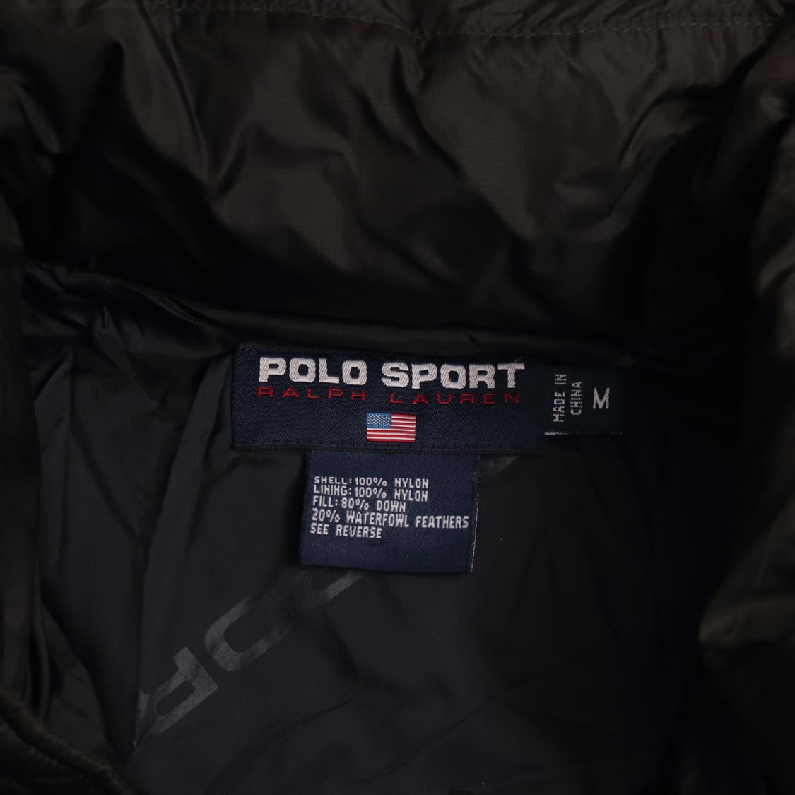 90's 폴로 스포츠 숏 푸퍼 다운 딥그린 A1859 상품이미지3