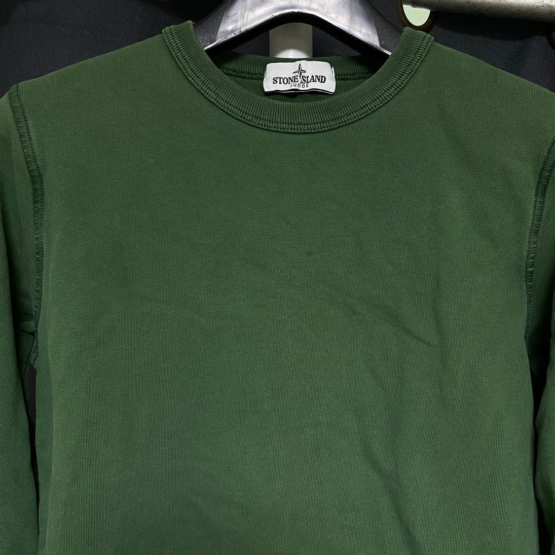 스톤아일랜드 키즈 맨투맨 그린 상품이미지2