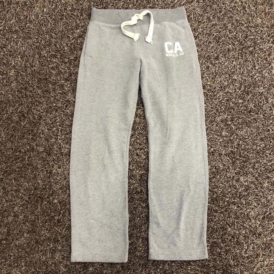 후아유 그레이 스웻 팬츠 상품이미지1