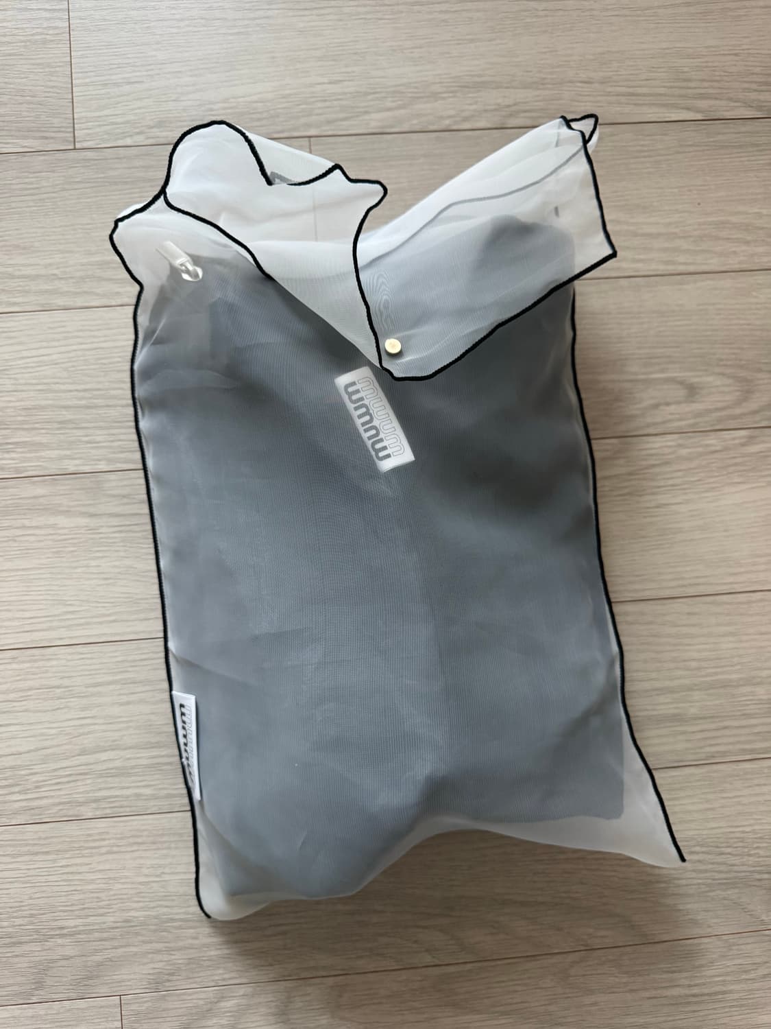 무음 퍼프업 빅백 (블랙) 상품이미지4