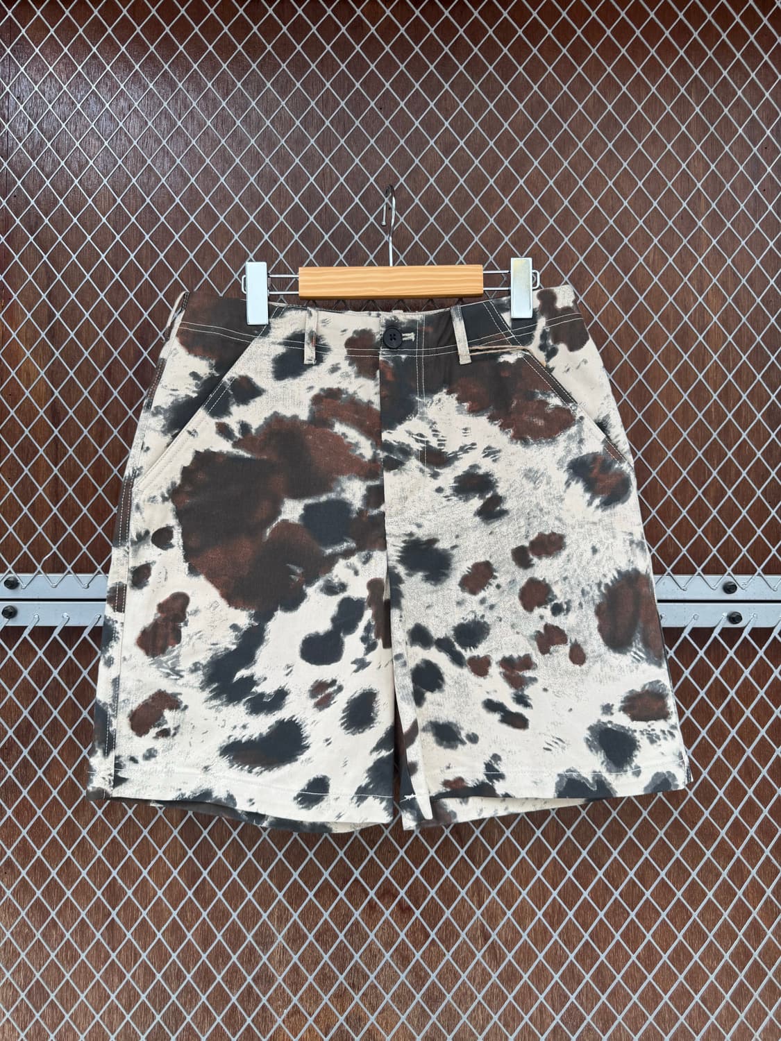 ZARA 자라 카모 애니멀 패턴 버뮤다 반바지 팬츠 쇼츠 30 상품이미지1