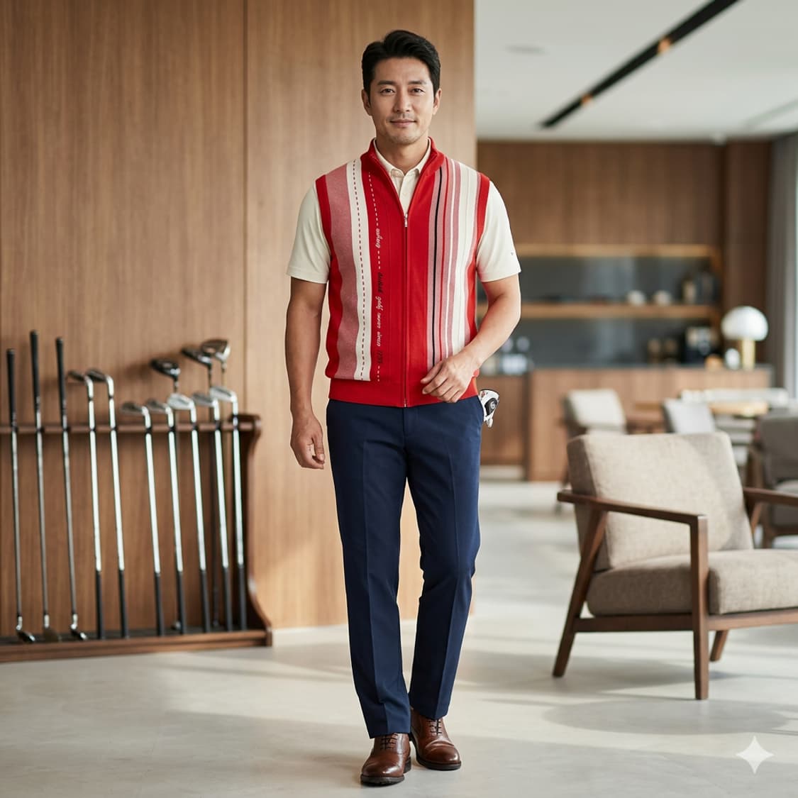 울시 골프 니트조끼(95) 상품이미지1