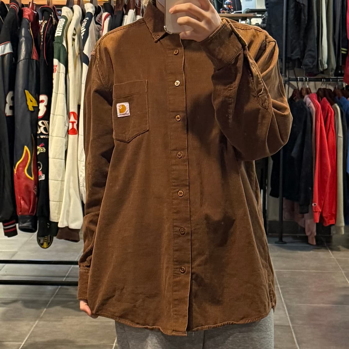 [NO.9] 칼하트 코듀로이 긴팔셔츠 상품이미지2