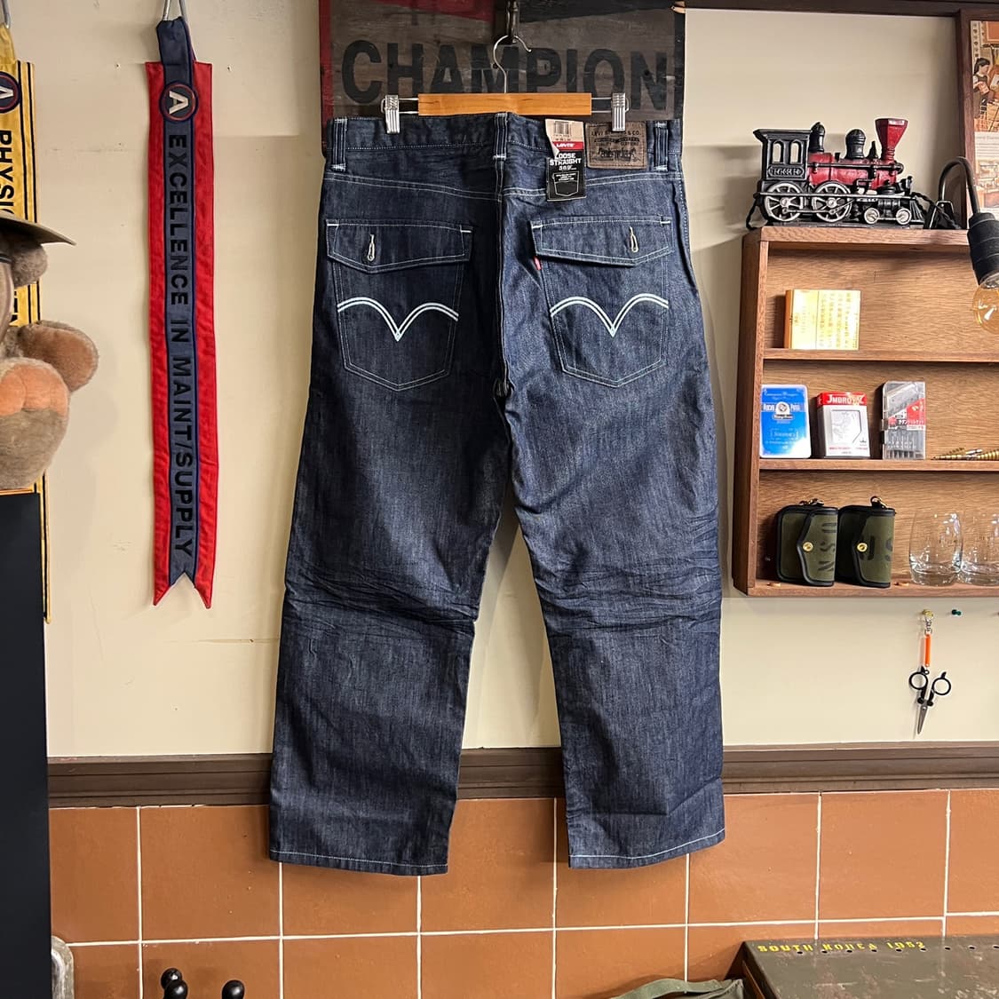 00's 리바이스 569 생지 36x30 Size Mexico 데드스탁 상품이미지5