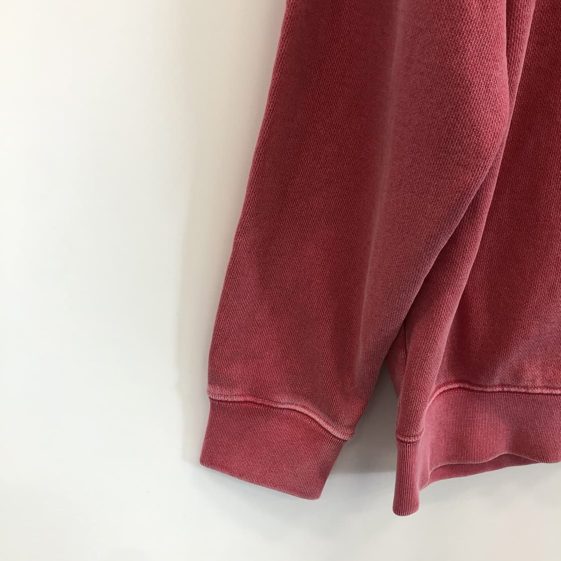 SOVERMENT 소버먼트 피그먼트 핑크 스웻셔츠 M 오버  상품이미지2