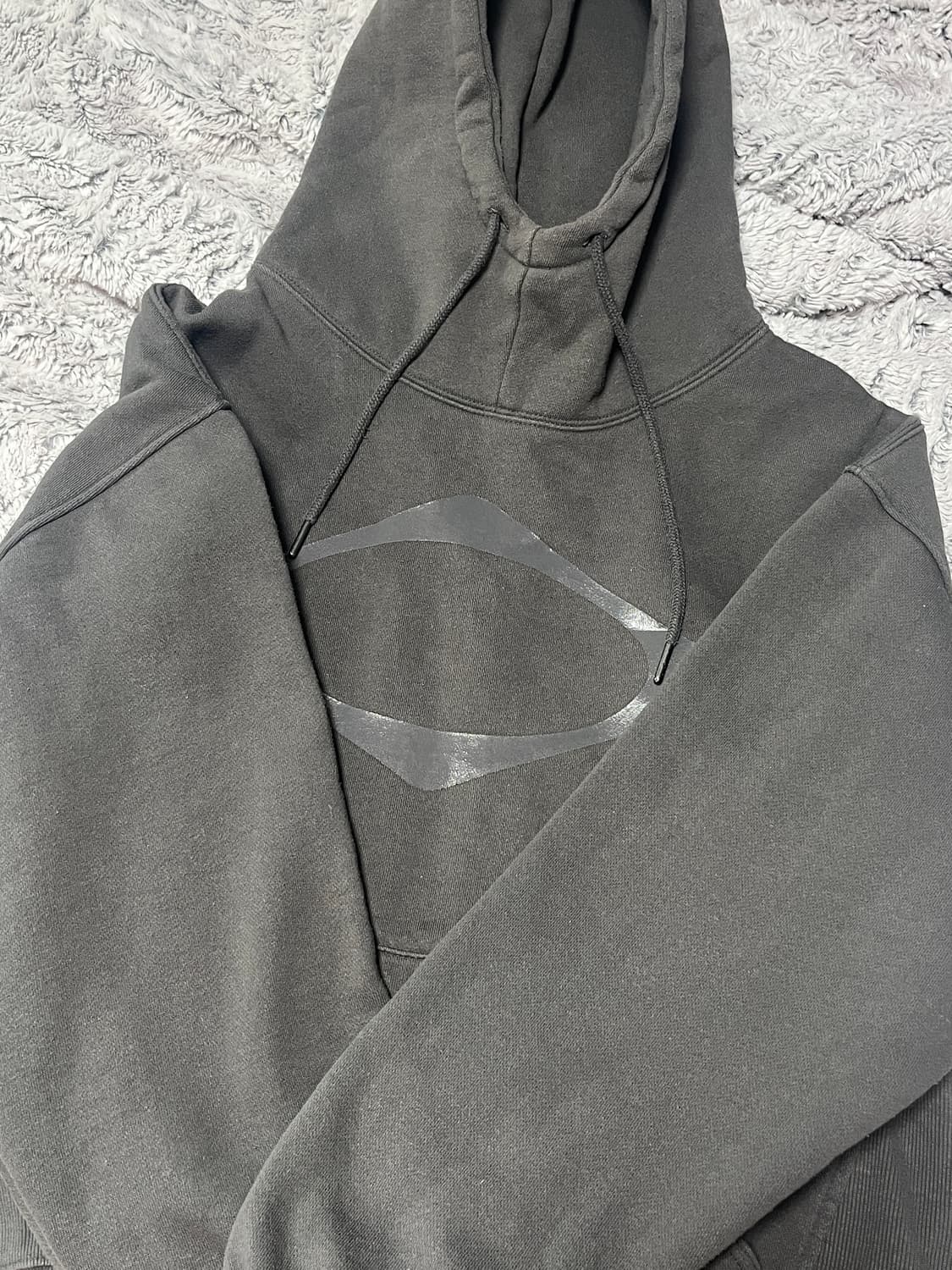 미스치프 롬버스 후드 챠콜 상품이미지2