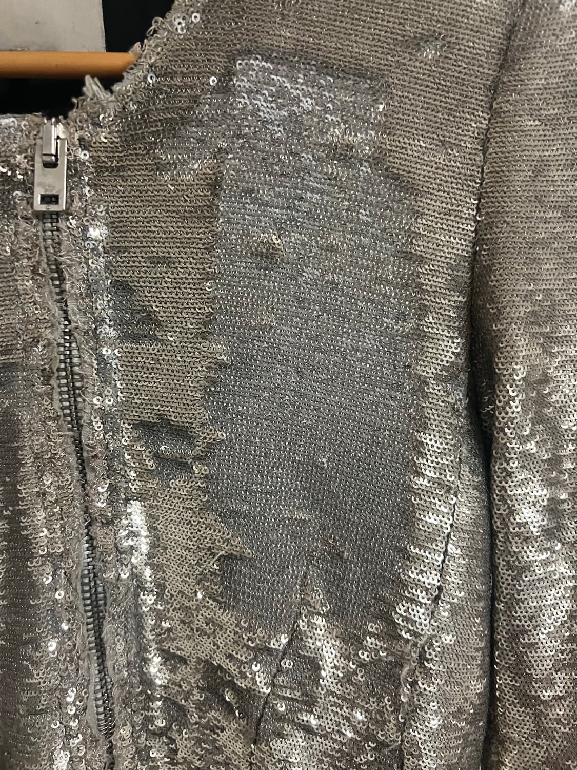 Iro 메탈릭 실버 자켓 슬림핏  상품이미지3