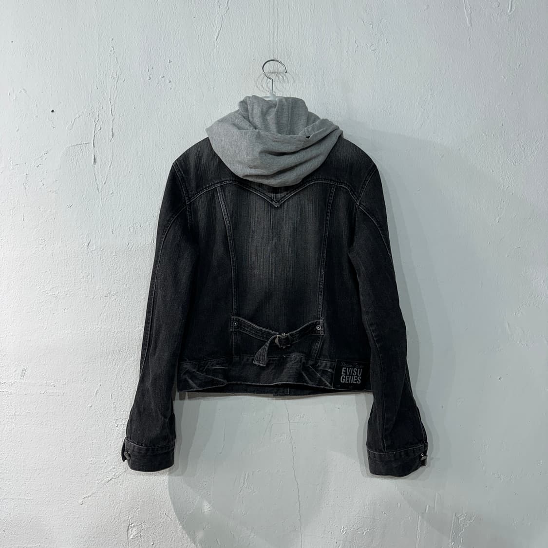에비수 데님 청자켓 여성 상품이미지3