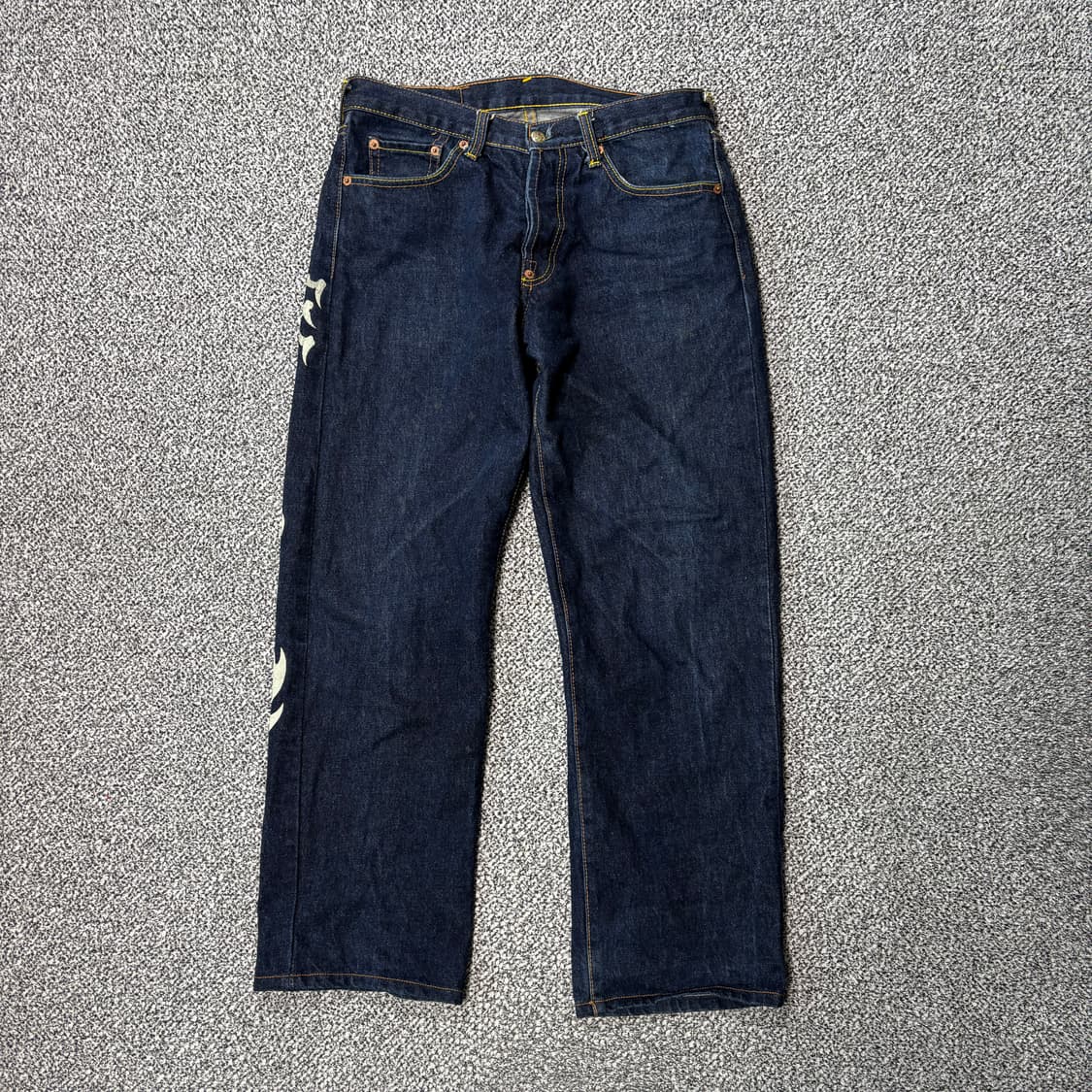 에비수 스페셜 2006 드래곤 프린팅 데님 팬츠 (32) 상품이미지4