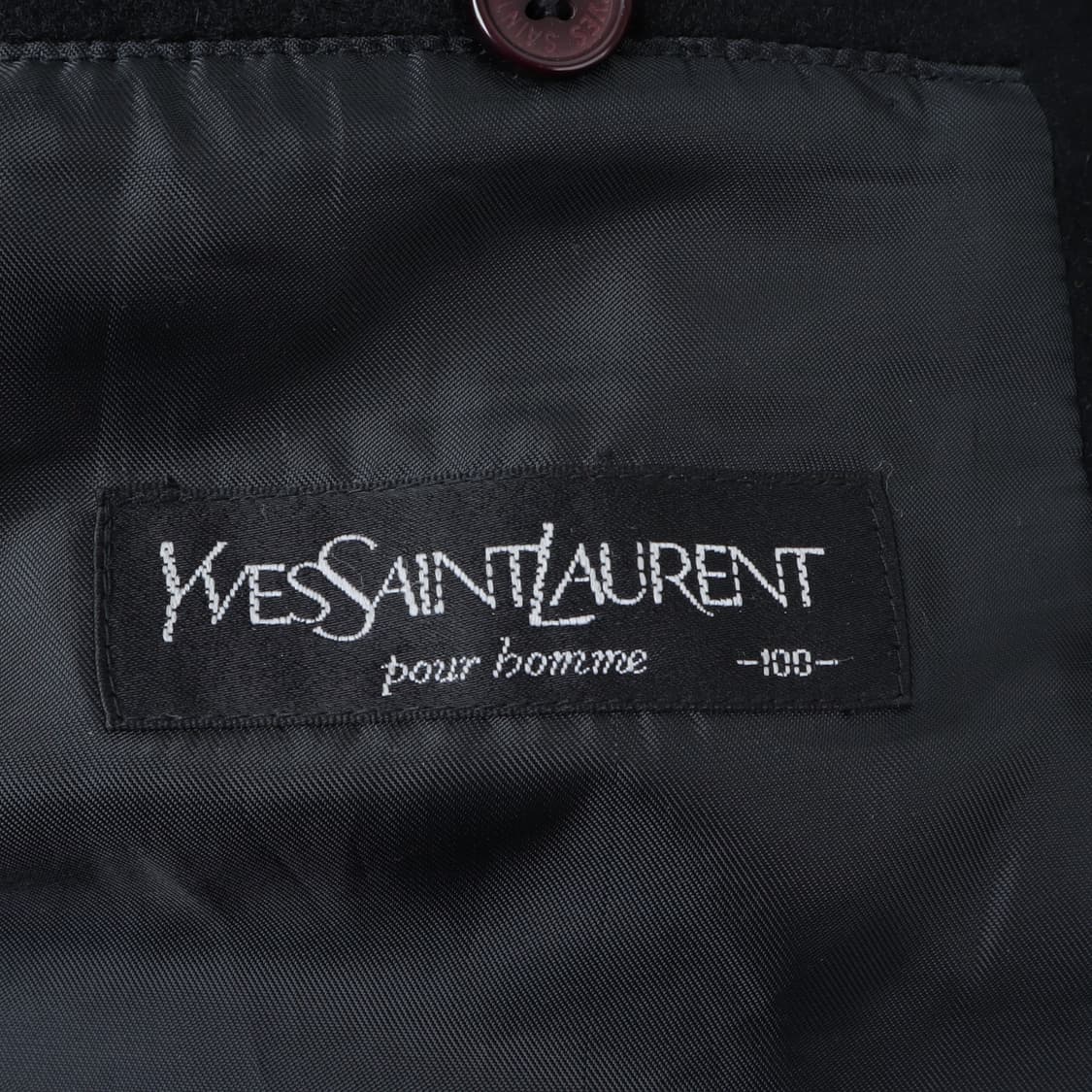 입생로랑 ysl 로고 울 하프 코트 상품이미지8