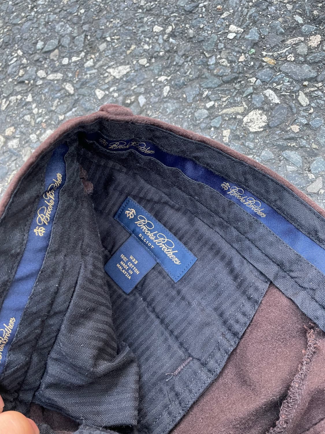 브룩스 브라더스 스웨이드 팬츠 상품이미지3