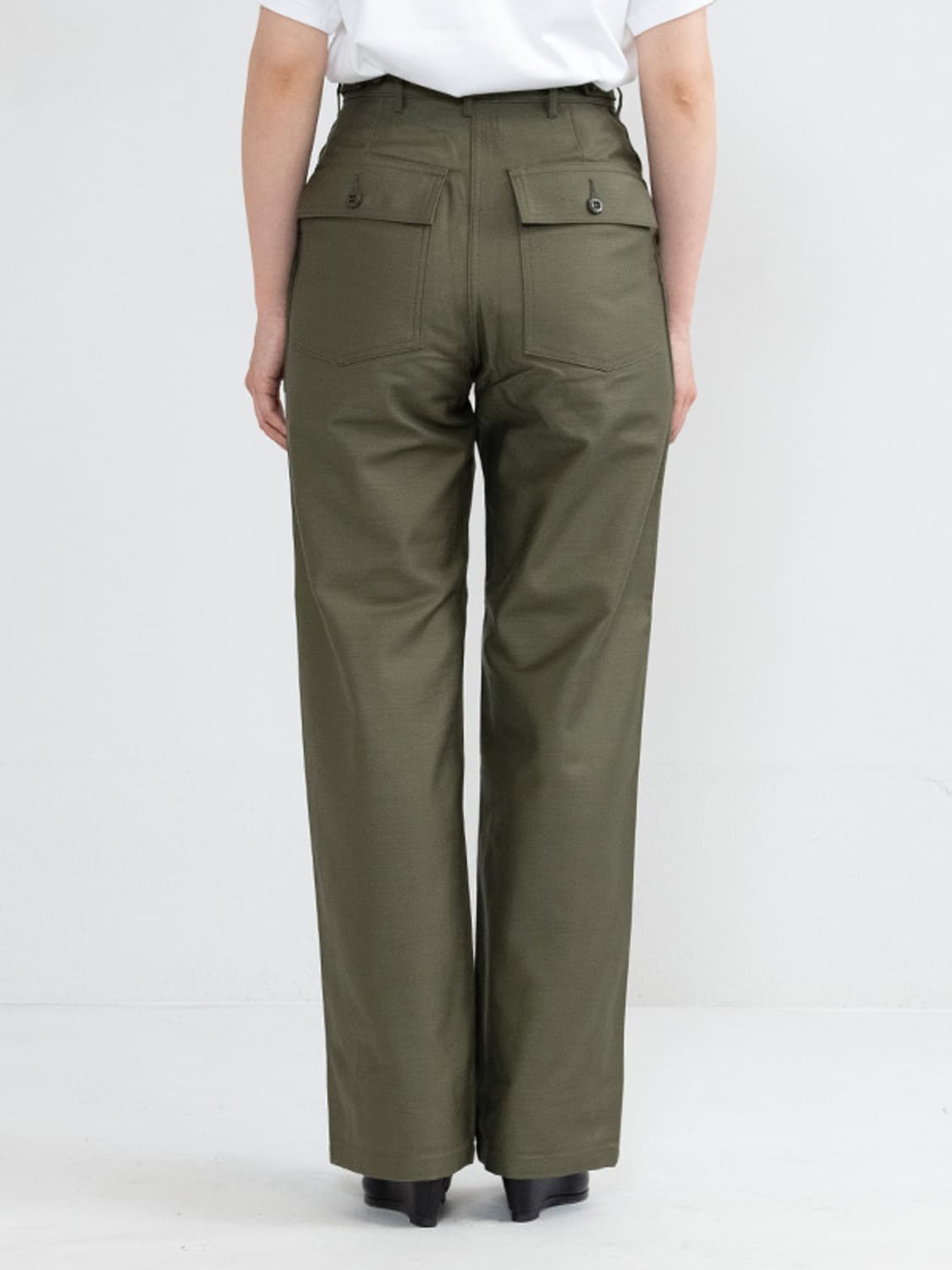 HYKE Baker Pants 카키 3 상품이미지4