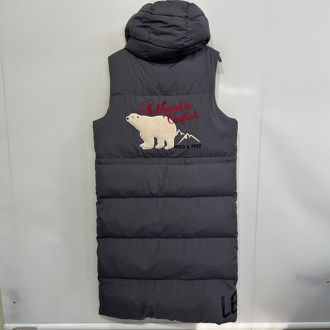 지프 여성 북극곰 오리털 롱패딩 90 상품이미지3