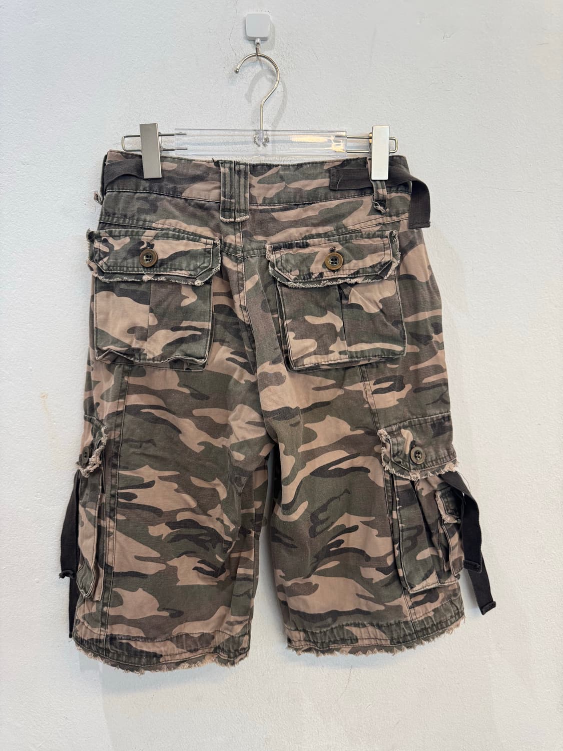 Vintage Camouflage Cargo Shorts 상품이미지2