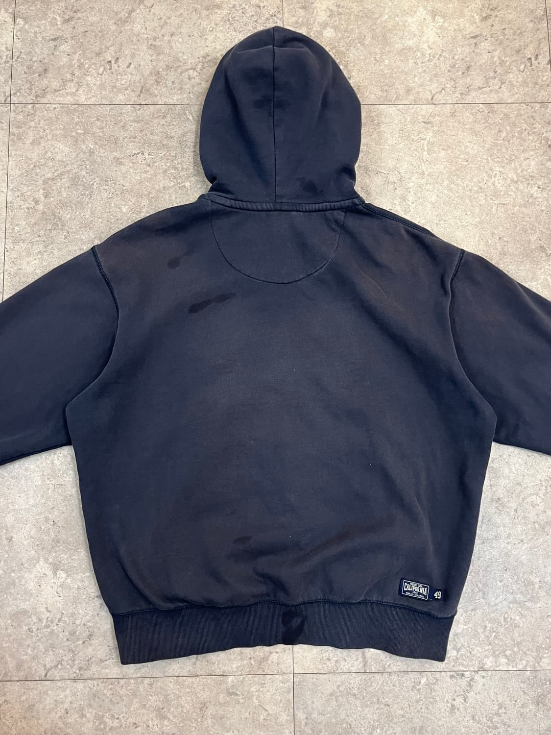  후아유 기모 후드집업 네이비 XL #csz3331 상품이미지7