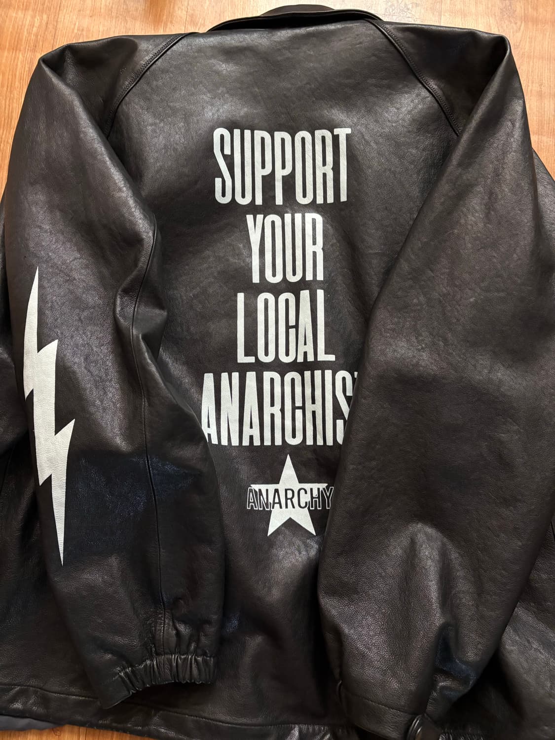 롤링라우드 레더 코치자켓 XL 상품이미지2