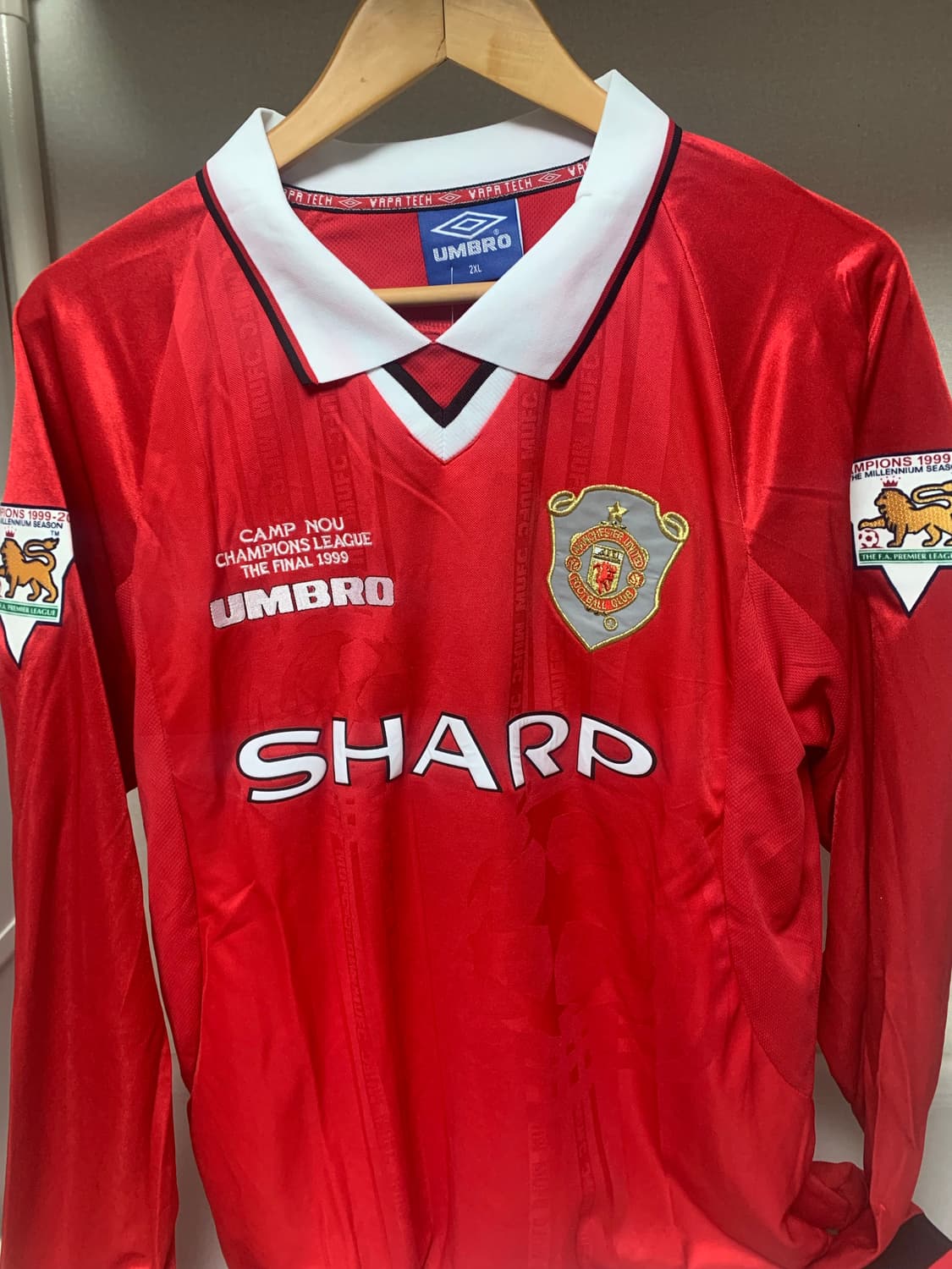 맨체스터 유나이티드 99/00 홈 유니폼 NO.7 베컴 상품이미지1