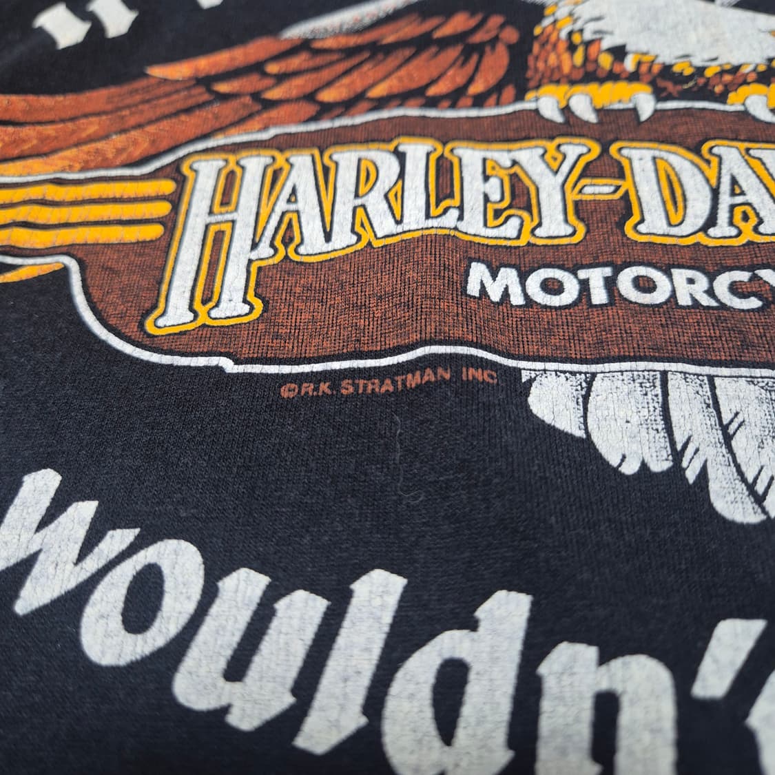 90s 빈티지 할리데이비슨 싱글스티치 티셔츠 (L) 상품이미지3