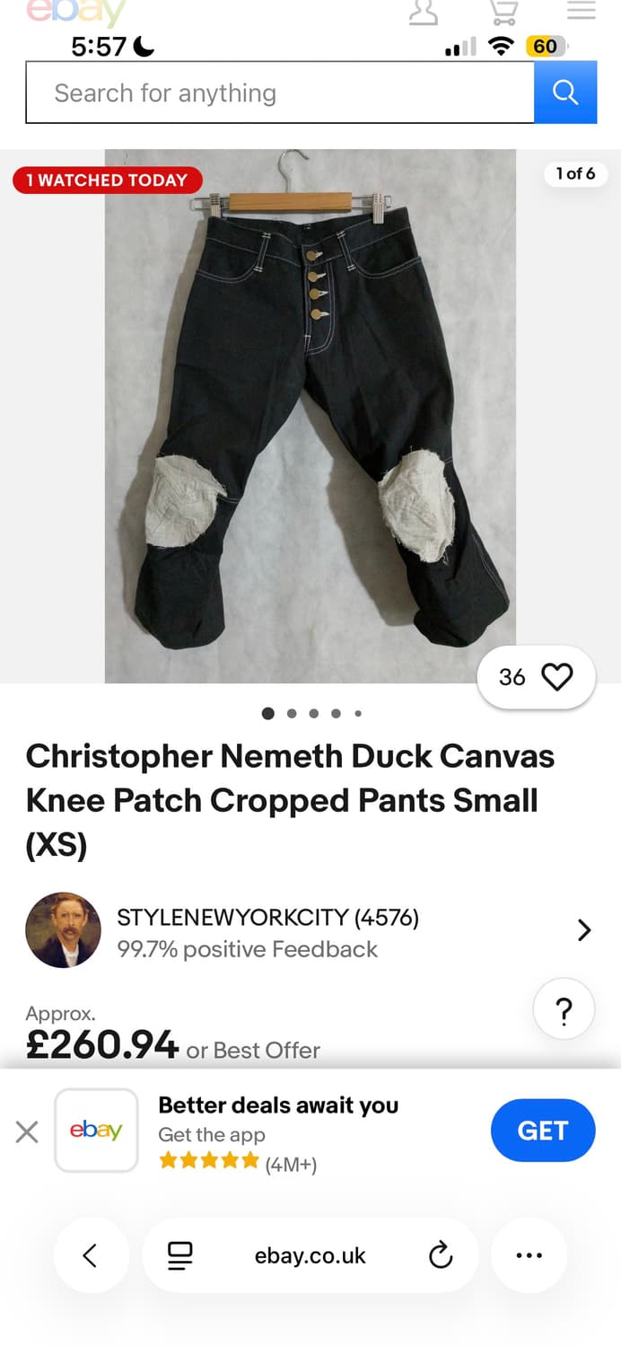 크리스토퍼네메스 데님 트라우저  상품이미지7