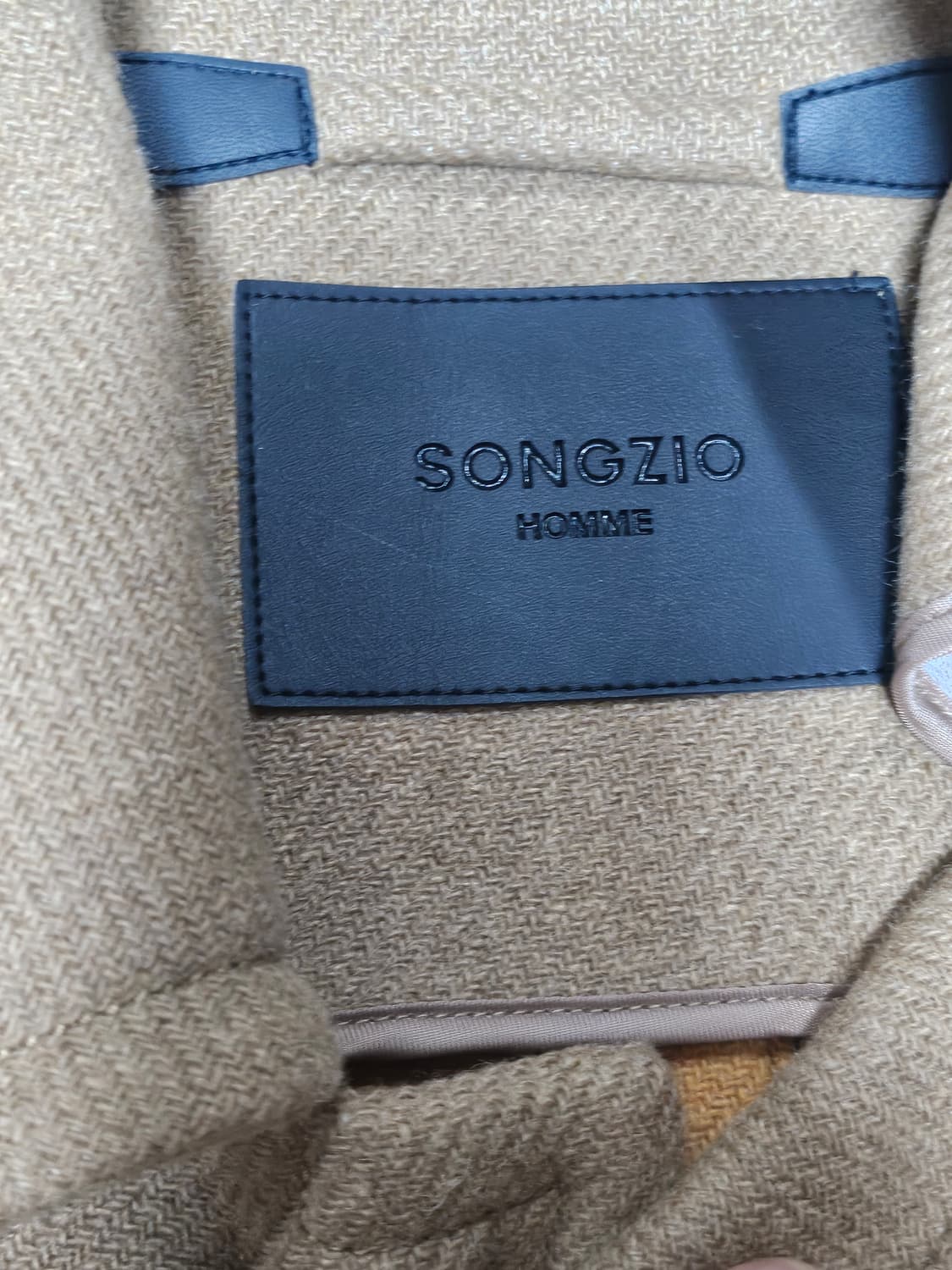 21fw 송지오 옴므 헤링본 발마칸 코트 100 상품이미지3